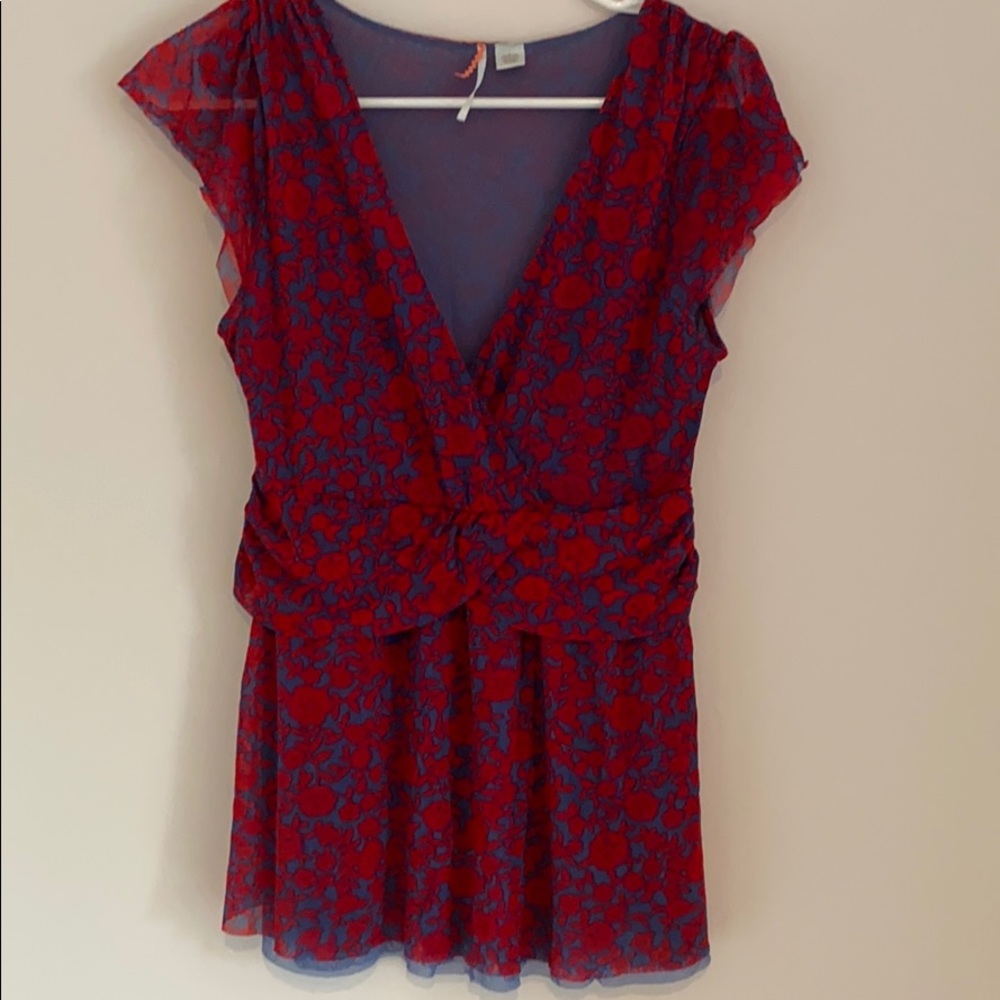 NWT Ric Rac Floral Top